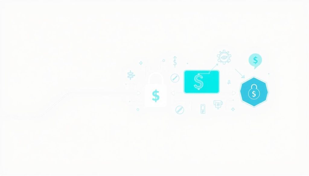 A detailed illustration depicting the process of transferring funds, showcasing a smooth and secure financial transaction. The foreground features a stylized visualization of the transfer path, with clean lines and geometric shapes representing the digital infrastructure. The middle ground includes abstract financial icons and symbols, conveying the complexity and technicality of the process. The background is a soft, neutral gradient, creating a sense of focus and minimalism. The overall mood is one of efficiency, reliability, and professionalism, suitable for a financial guidance article.